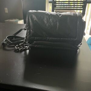 Marc Jacobs Black Leather Pillow Bag